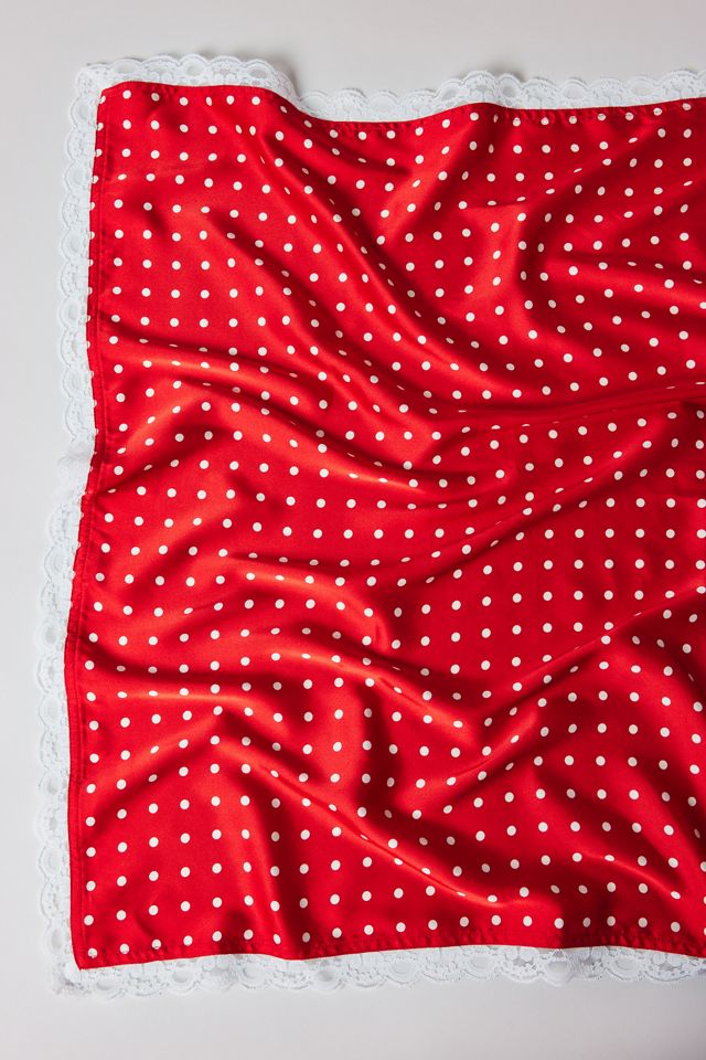 For Love & Lemons UO Exclusive Polka Dot Silky Scarf #2