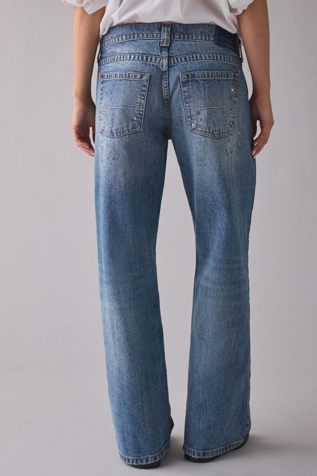 BDG Kayla Paint Splatter Low-Rise Jean #1