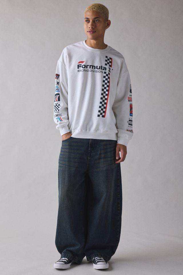F1 Racing Stripe Flea Market Crew Neck Sweatshirt #2