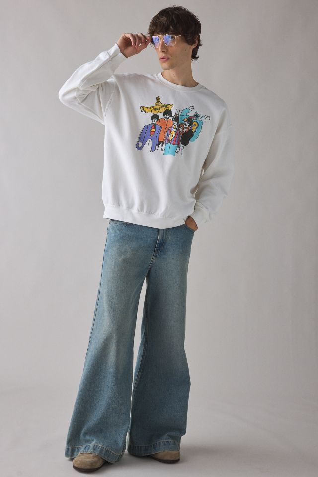 Beatles Yellow Submarine Graphic Crew Neck Sweatshirt #2