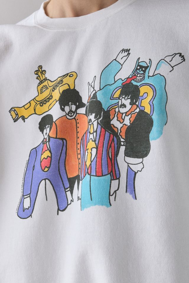 Beatles Yellow Submarine Graphic Crew Neck Sweatshirt #3
