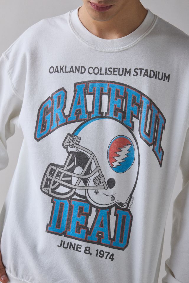 Grateful Dead Helmet Graphic Crew Neck Sweatshirt #3