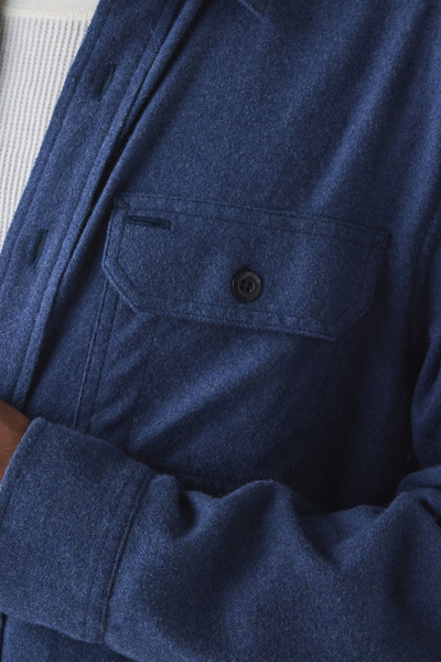 Pendleton Burnside Solid Flannel Long Sleeve Shirt