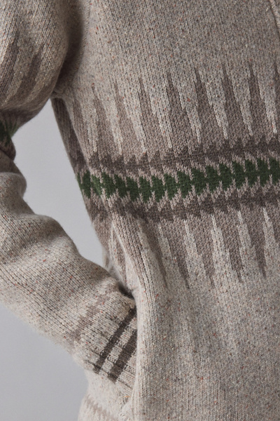 Pendleton Sawtooth Buck Zip-Up Cardigan