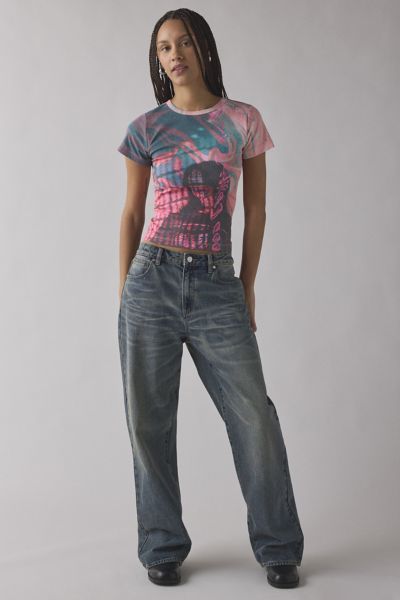 Neon Photoreal Graphic Baby Tee