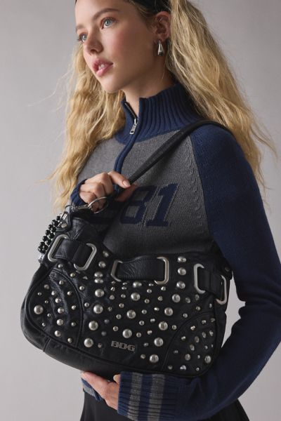 BDG Sonny Studded Hobo Bag