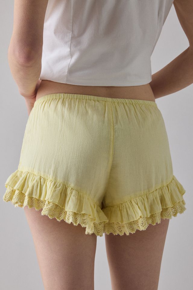 Micro-short Sedona à volants et bordure en dentelle Kimchi Blue #3