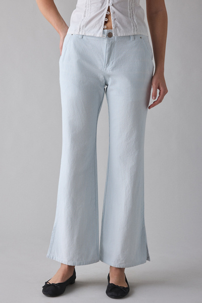 Bdg Silverlake Mid-rise Straight Leg Pant In Blue, Women's At Urban Outfitters