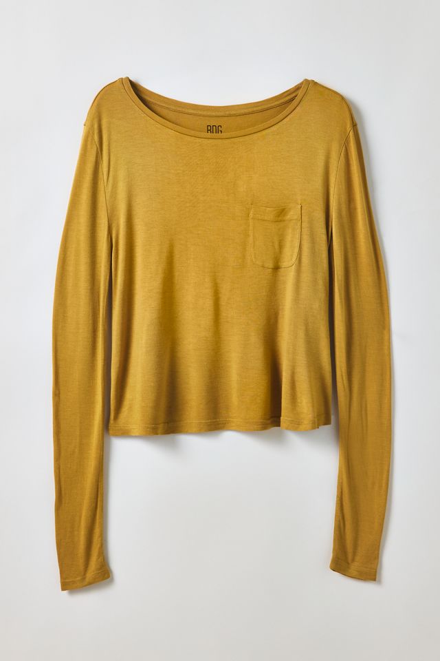 BDG Bowery Harper Jersey Knit Long Sleeve Tee #1
