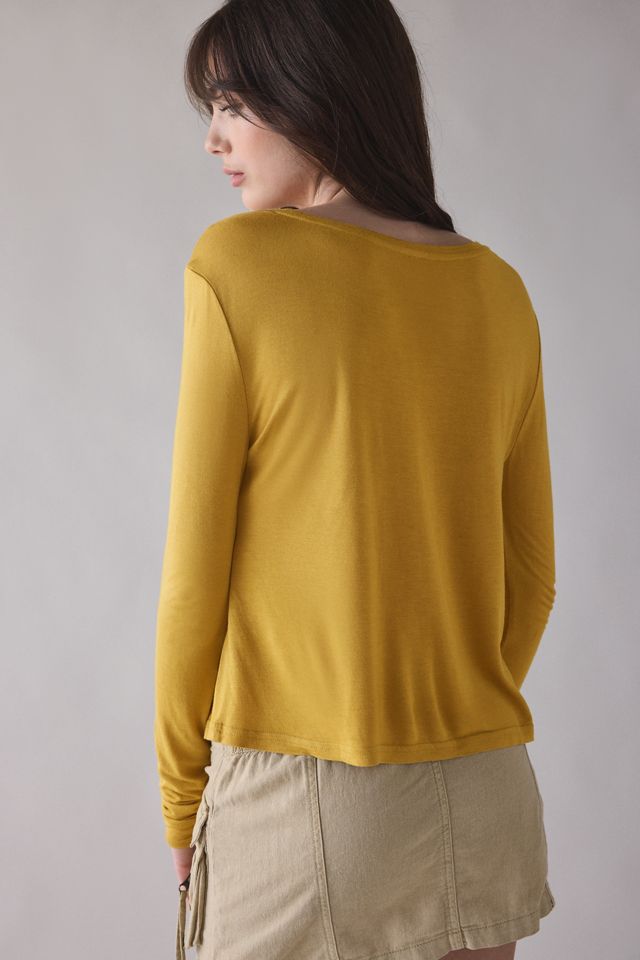 BDG Bowery Harper Jersey Knit Long Sleeve Tee #3