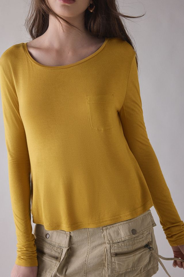 BDG Bowery Harper Jersey Knit Long Sleeve Tee #4