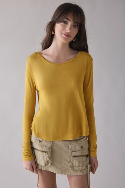 BDG Bowery Harper Jersey Knit Long Sleeve Tee
