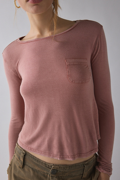 BDG Bowery Harper Jersey Knit Long Sleeve Tee