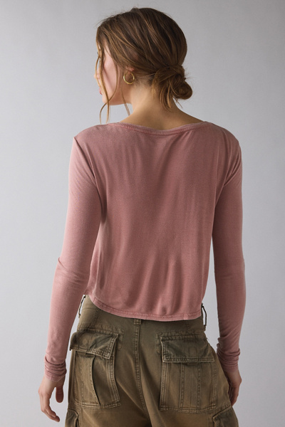 BDG Bowery Harper Jersey Knit Long Sleeve Tee