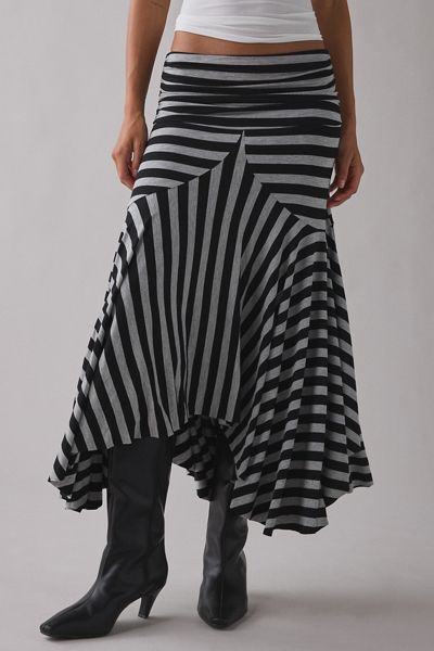 Kimchi Blue Gloria Crochet Top & Asymmetric Skirt Set | Urban