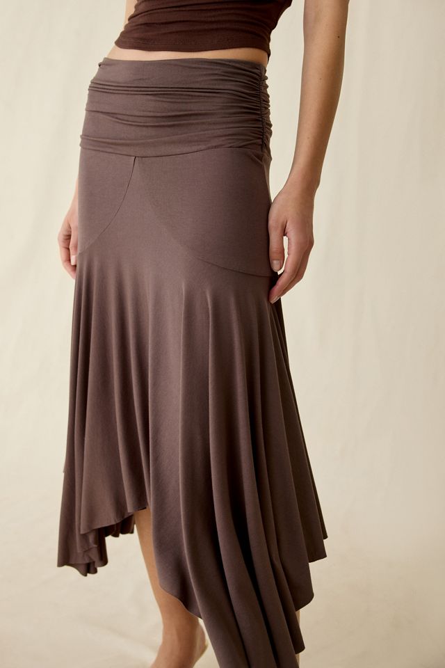 Kimchi Blue Jessica Asymmetric Low-Rise Midi Skirt #2