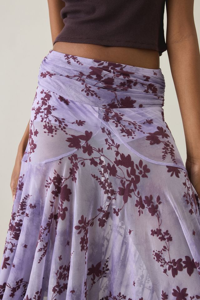 Kimchi Blue Jessica Asymmetric Low-Rise Midi Skirt #2
