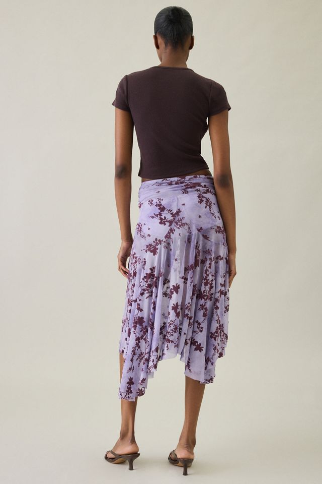 Kimchi Blue Jessica Asymmetric Low-Rise Midi Skirt #3