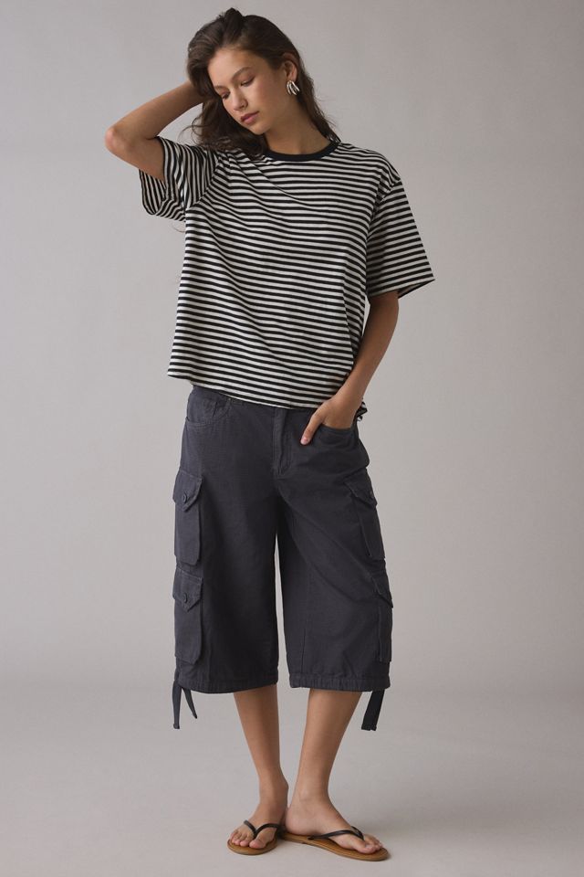 BDG Omaha Mid-Rise Baggy Utility Jorts #1