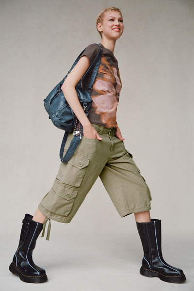 BDG Omaha Mid-Rise Baggy Utility Jorts