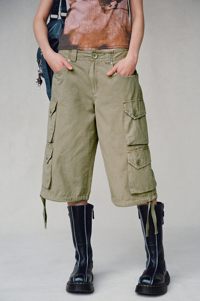 BDG Omaha Mid-Rise Baggy Utility Jorts