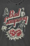 Bad Company Tour Graphic Distressed Tee