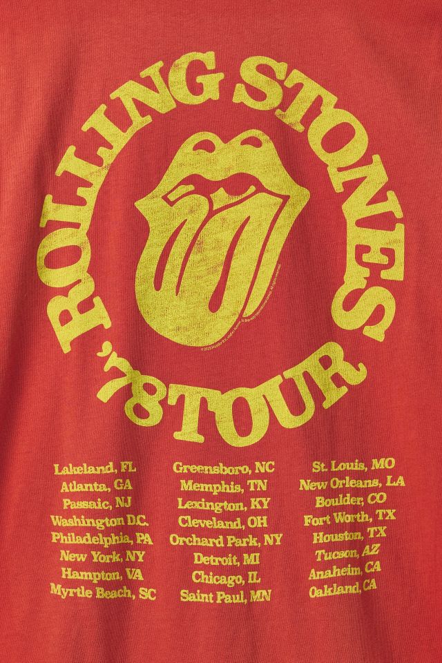 The Rolling Stones '78 Tour Graphic Tee #2