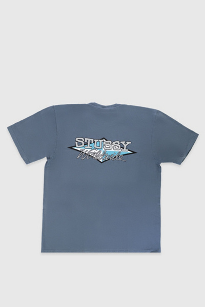 Stussy Worldwide Diamond Tee Pigment Dyed | Urban Outfitters