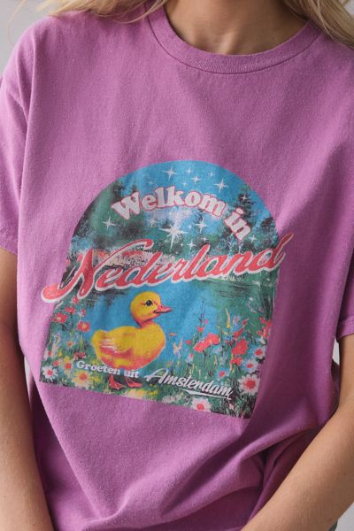 Nederland Duck Graphic Oversized Tee