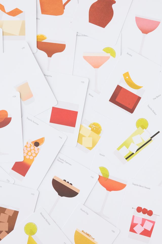 The Cocktail Cabinet: Tequila Recipe Card Set #1