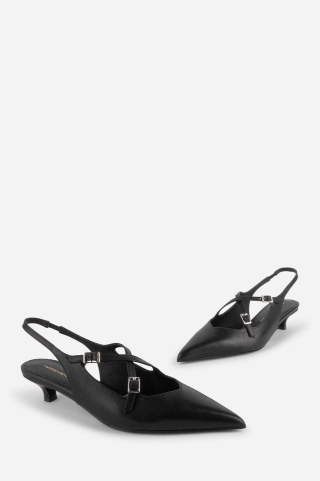 Intentionally Blank Jax Slingback Kitten Heel #2