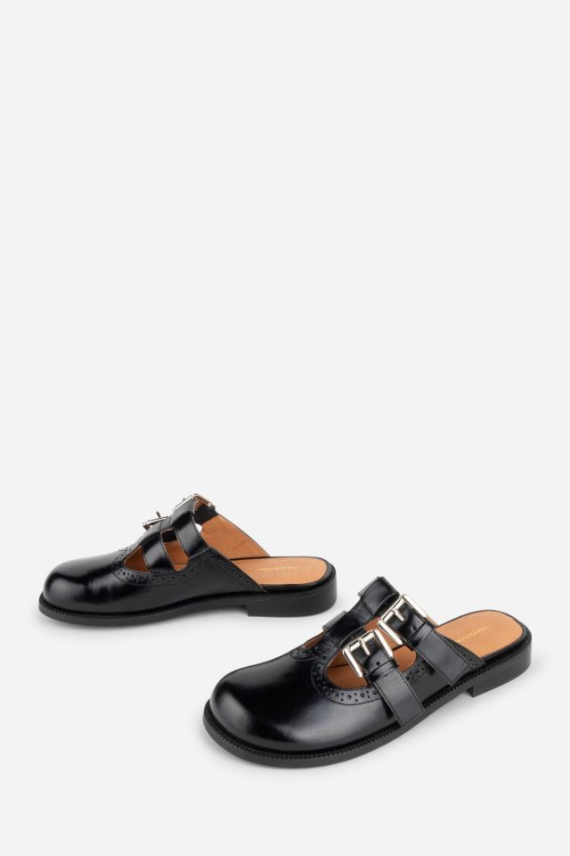 Intentionally Blank Varsity Brogue Mary Jane Mule #3