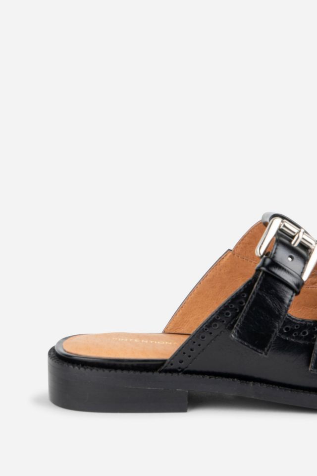 Intentionally Blank Varsity Brogue Mary Jane Mule #4
