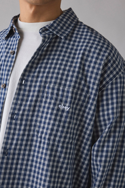 OBEY Andy Bigwig Woven Long Sleeve Shirt