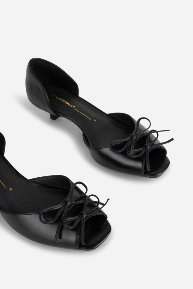 Intentionally Blank Carol Peep Toe Kitten Heel #3