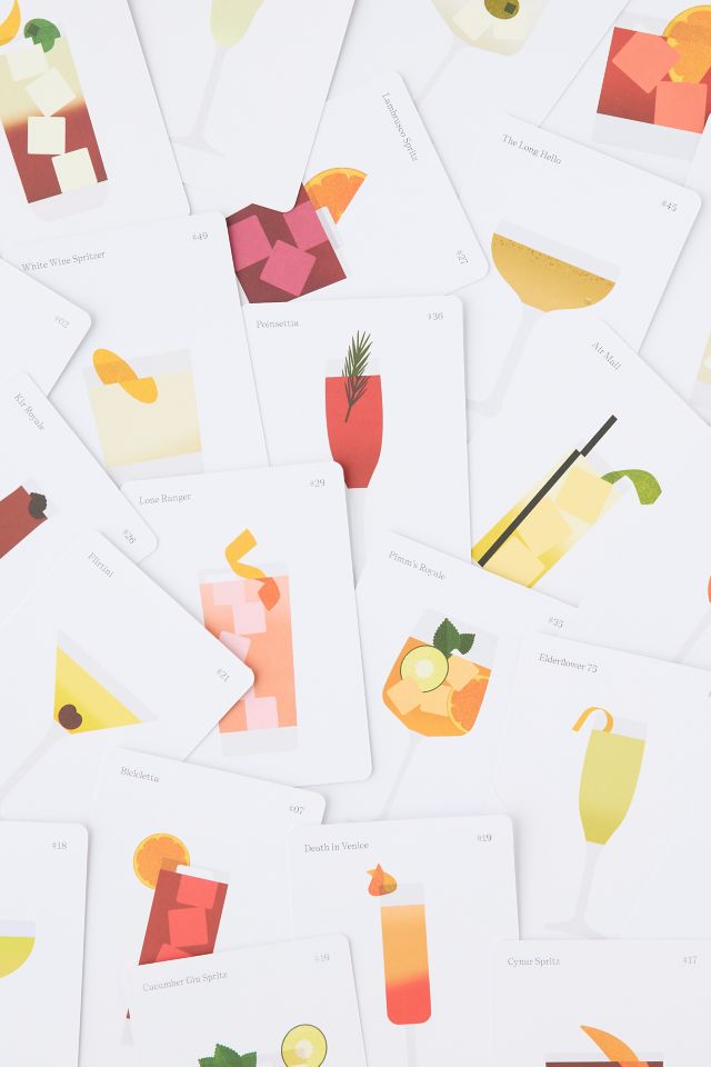 The Cocktail Cabinet: Spritz Recipe Card Set