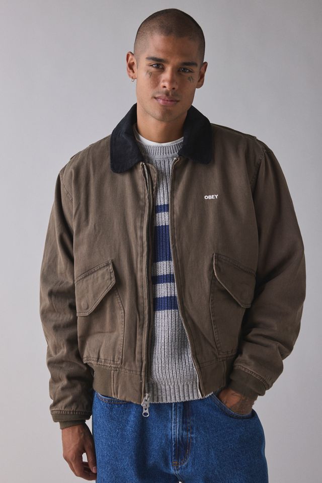 OBEY Faded Wash CWU Jacket | Urban Outfitters