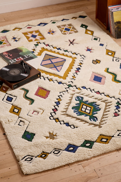 Camila Shaggy Wool Rug