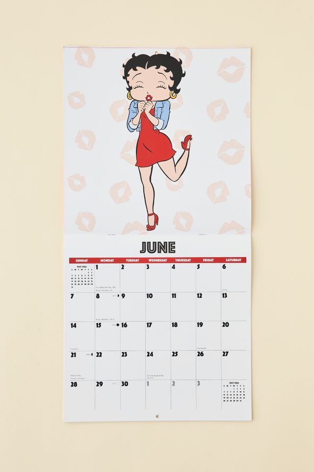 Betty Boop 2026 Wall Calendar #1
