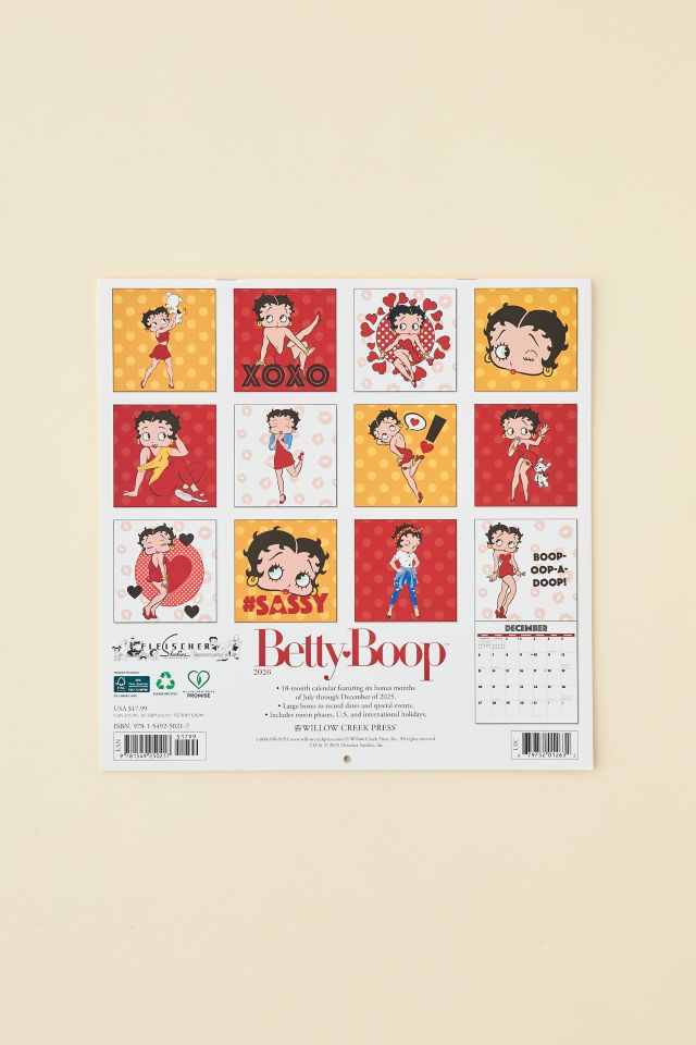 Betty Boop 2026 Wall Calendar #4
