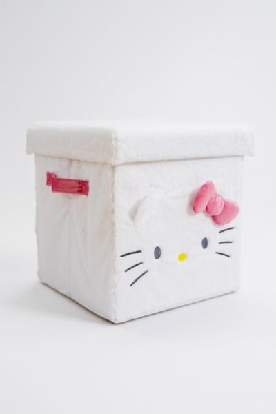 Urban Outfitters Sanrio Plush Storage Cube In Rose At