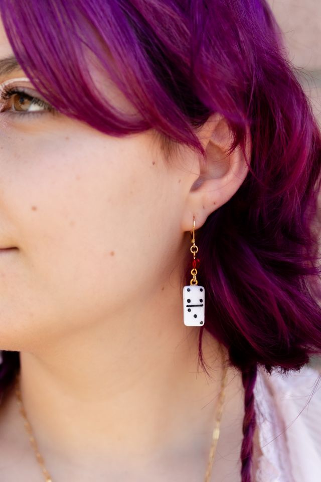 Sigfus Designs Harley Quinn Charm Earrings #3