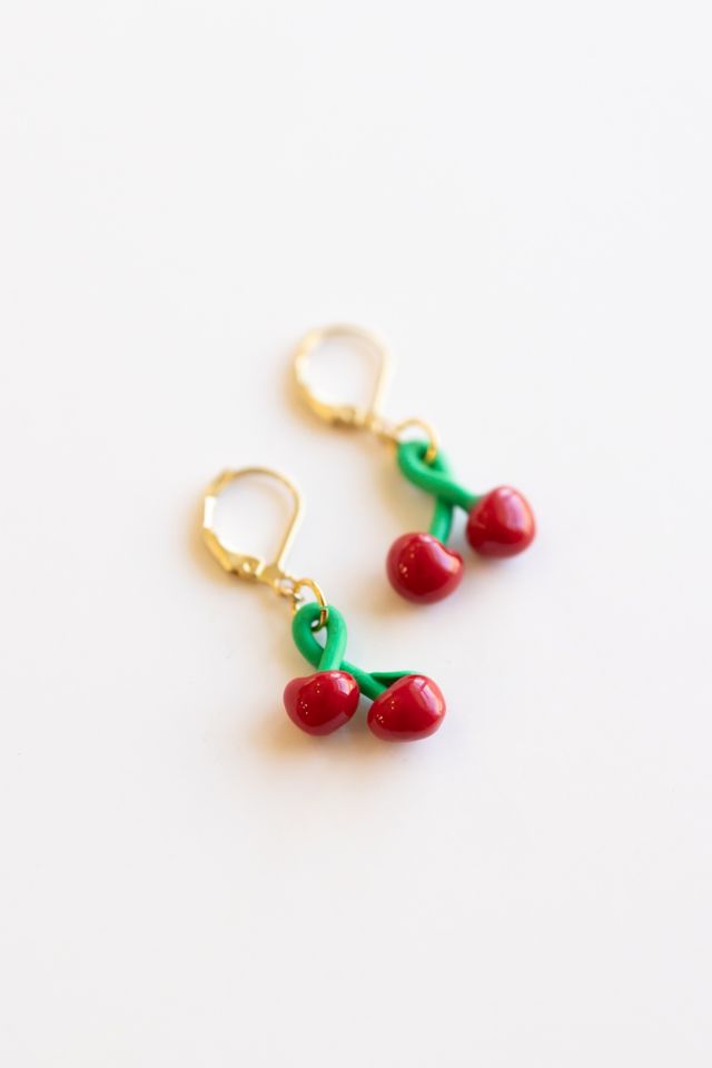 Sigfus Designs Cherry Dangle Earrings #1