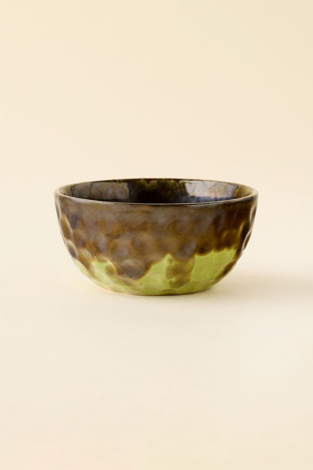 Boho Dimpled Ceramic Cereal Bowl #1