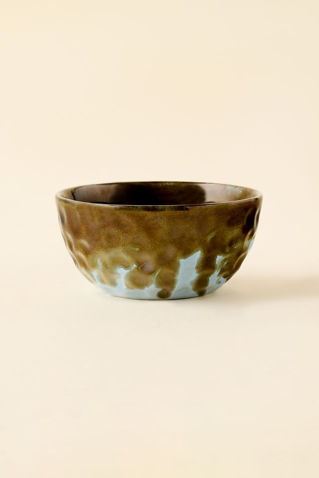 Boho Dimpled Ceramic Cereal Bowl #1
