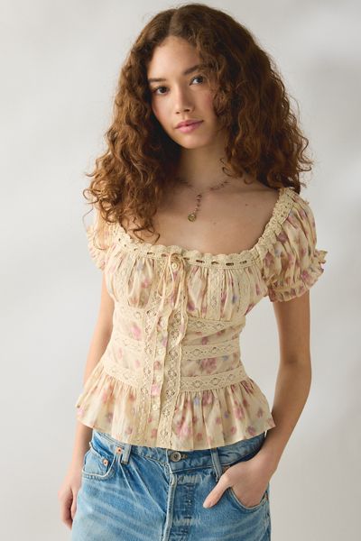 Women's Peplum Tops | Urban Outfitters