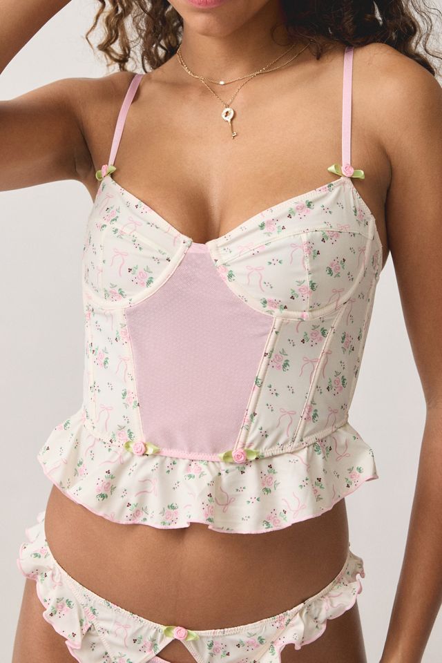 Wild Lovers Scarlett Ruffle Floral Corset #4