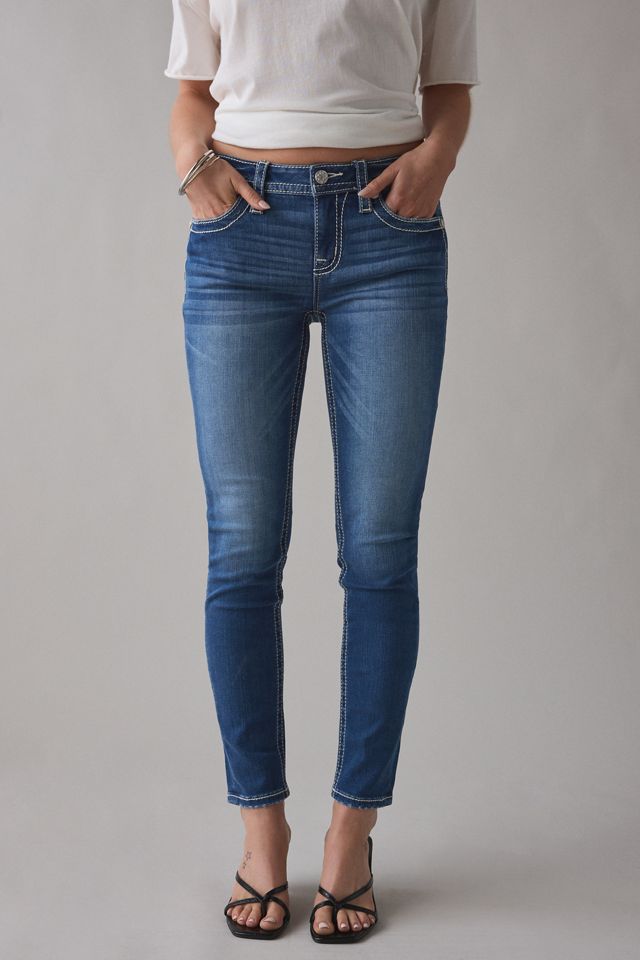 Miss Me Embellished Low-Rise Skinny Jeans #1