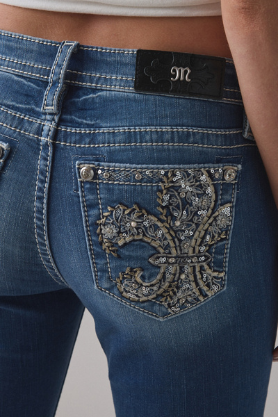 Miss Me Embellished Low-Rise Skinny Jean