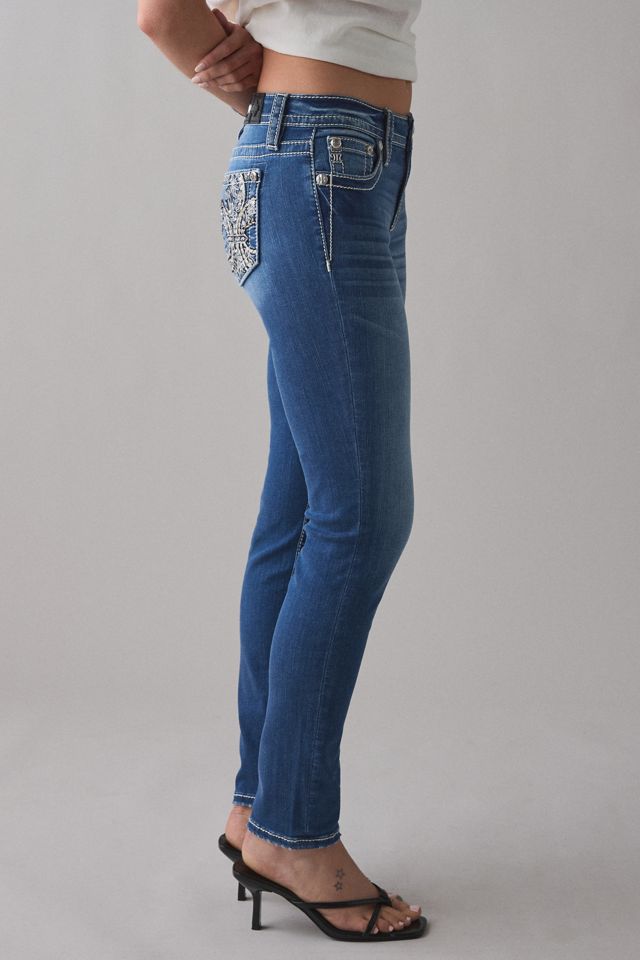 Miss Me Embellished Low-Rise Skinny Jeans #3